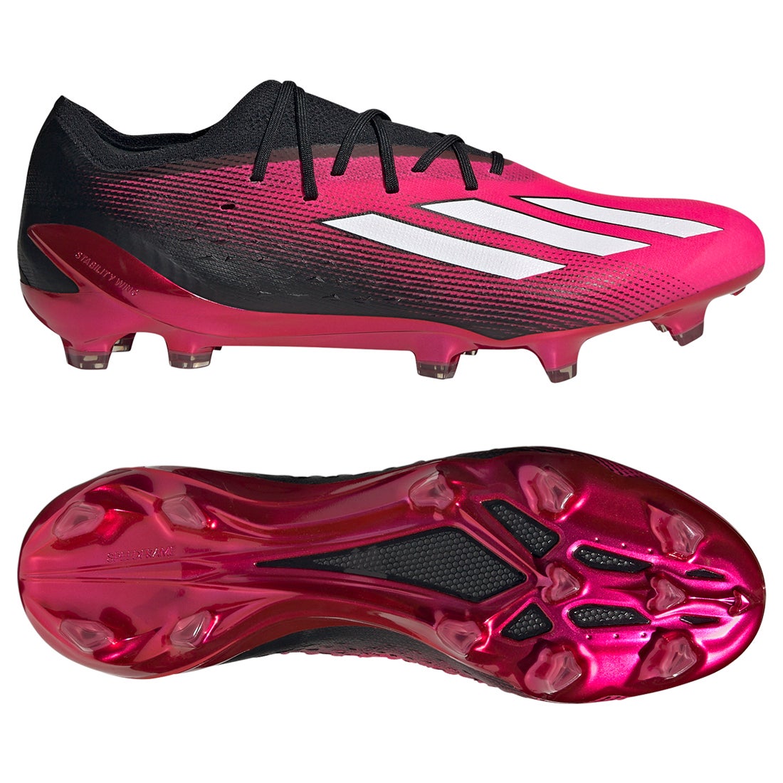 adidas アディダス エックススピードポータル.1 FG (ピンク×ホワイト