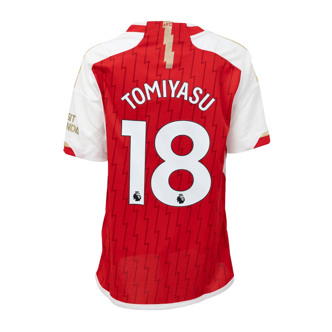 adidas アーセナル 23/24 ユニフォーム ホーム 半袖 ジュニア#18.冨安