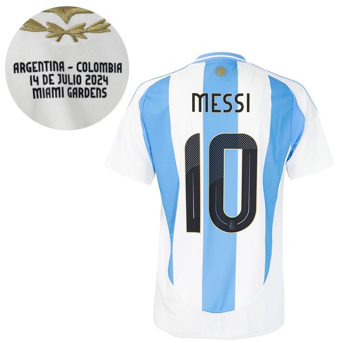 adidas アルゼンチン代表 2024 ユニフォーム ホーム 半袖 レプリカ #10