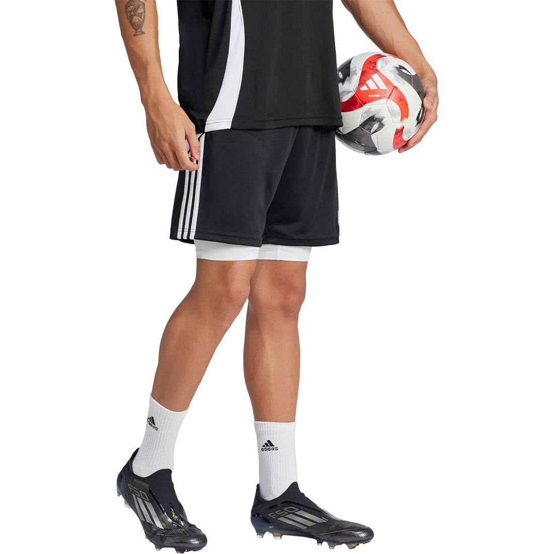 adidas アディダス TECHFIT ハーフタイツ(ホワイト) KQZ55 JN7398