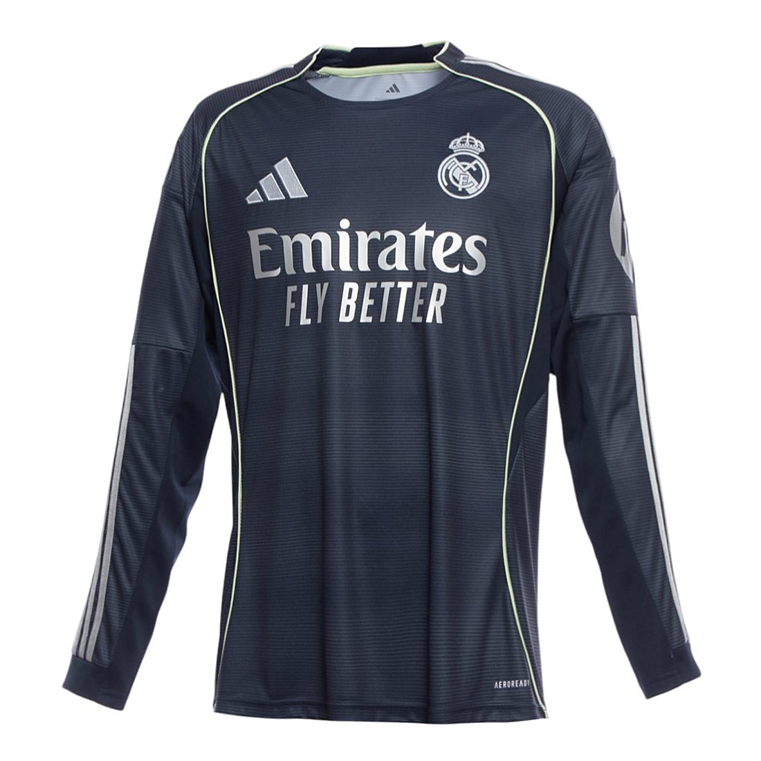 adidas レアルマドリード 25/26 ユニフォーム アウェイ 長袖 レプリカ