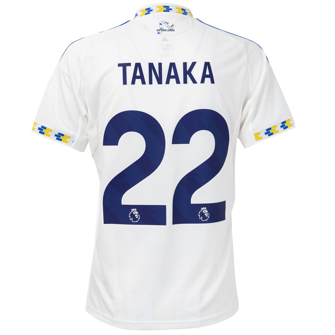 adidas リーズ 25/26 ユニフォーム ホーム 半袖 レプリカ #22.田中碧