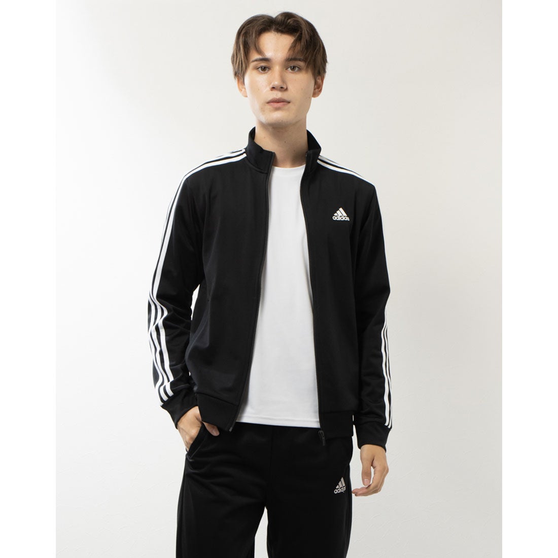 アディダス adidas メンズ 長袖ジャージジャケット プライムグリーン