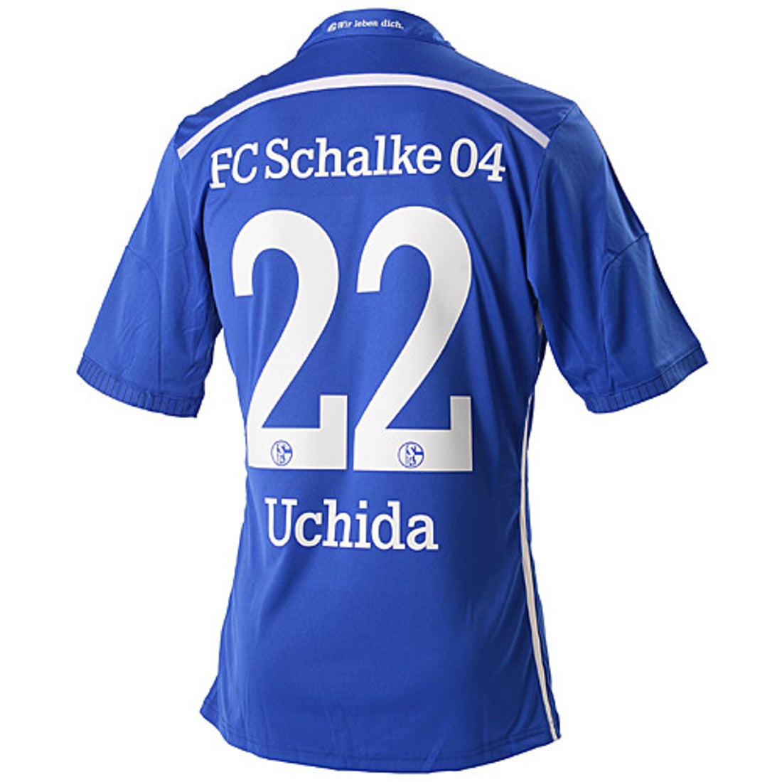 adidas シャルケ04 14/15 ユニフォーム ホーム 半袖 レプリカ #22.内田