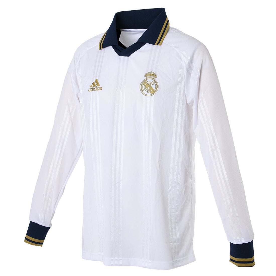 adidas レアルマドリード ICON ロングTシャツ(ホワイト) FWT65 DX8698