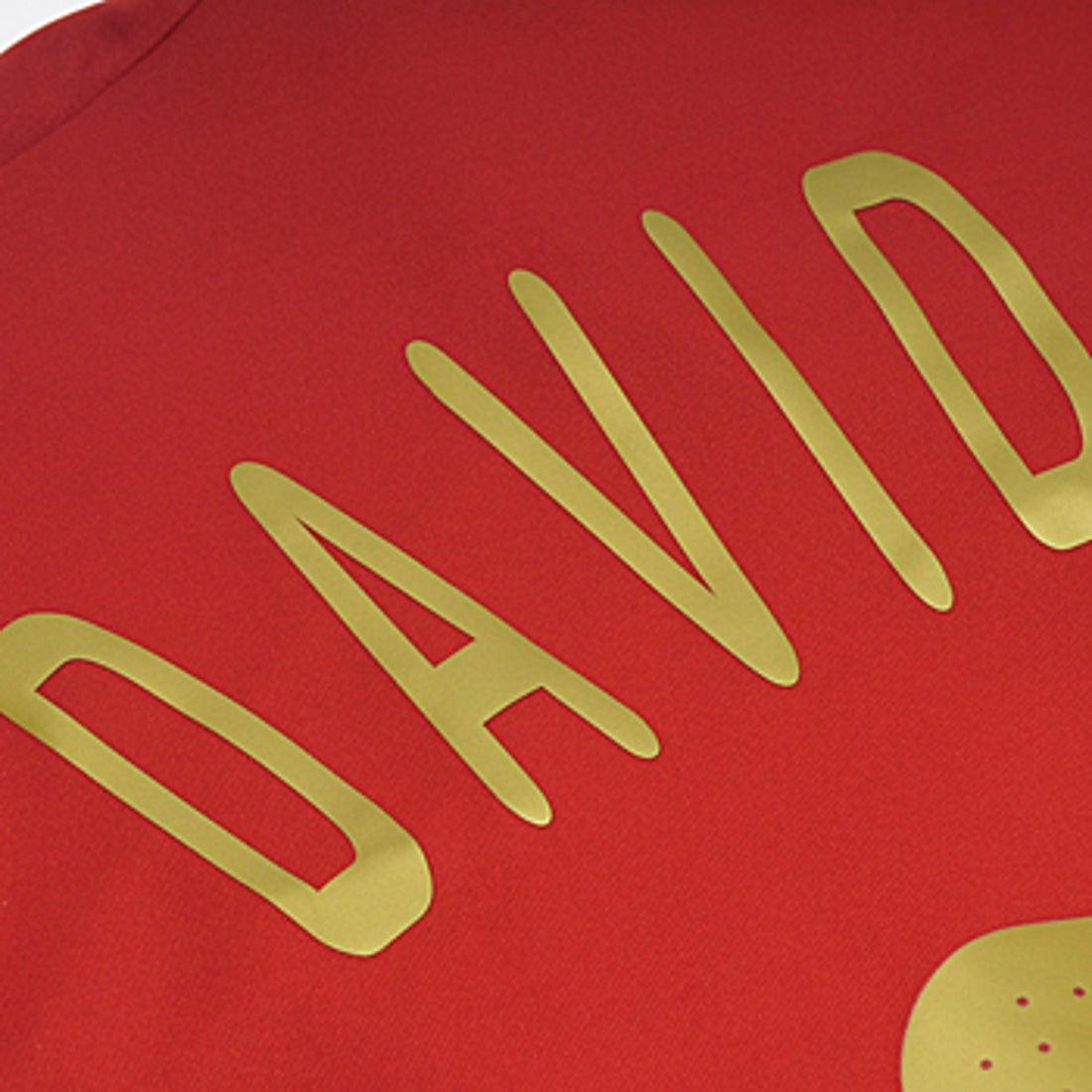 adidas スペイン代表 08/09 ユニフォーム ホーム半袖 #7 ビジャ 72502