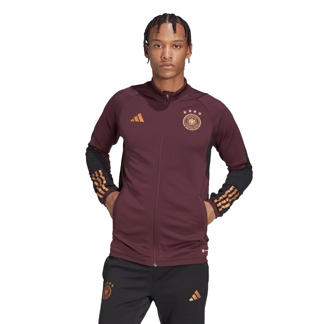 adidas ドイツ代表 2022 トレーニンジャケット(レッド) TR362 HF3971