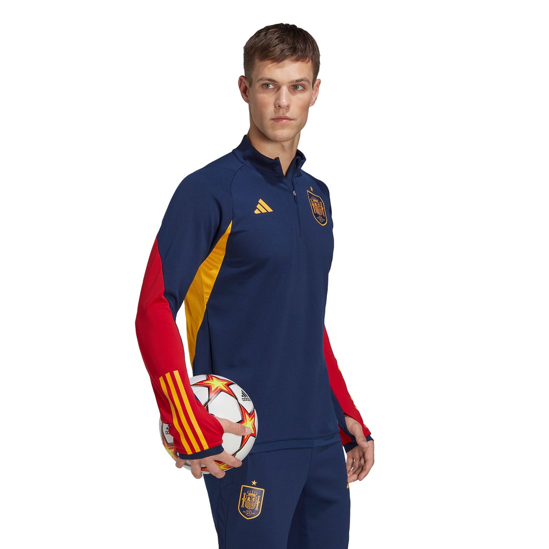adidas スペイン代表 2022 トレーニングトップ(ネイビー) ZJ818 HE8829