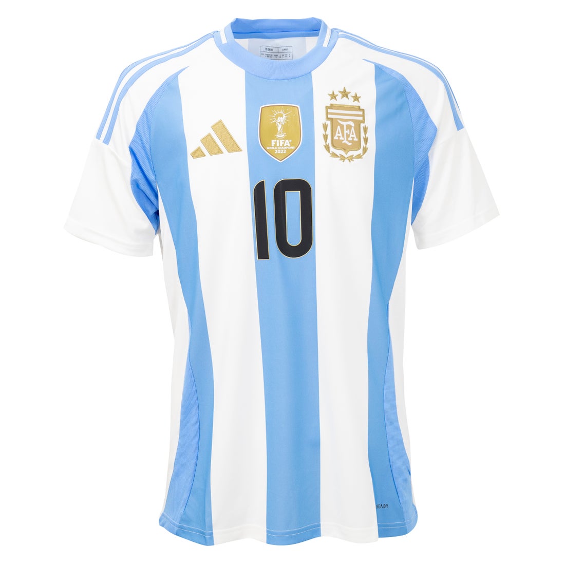 adidas アルゼンチン代表 2024 ユニフォーム ホーム 半袖 レプリカ #10