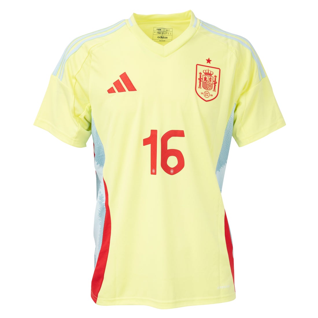 adidas スペイン代表 2024 ユニフォーム アウェイ 半袖 レプリカ #16