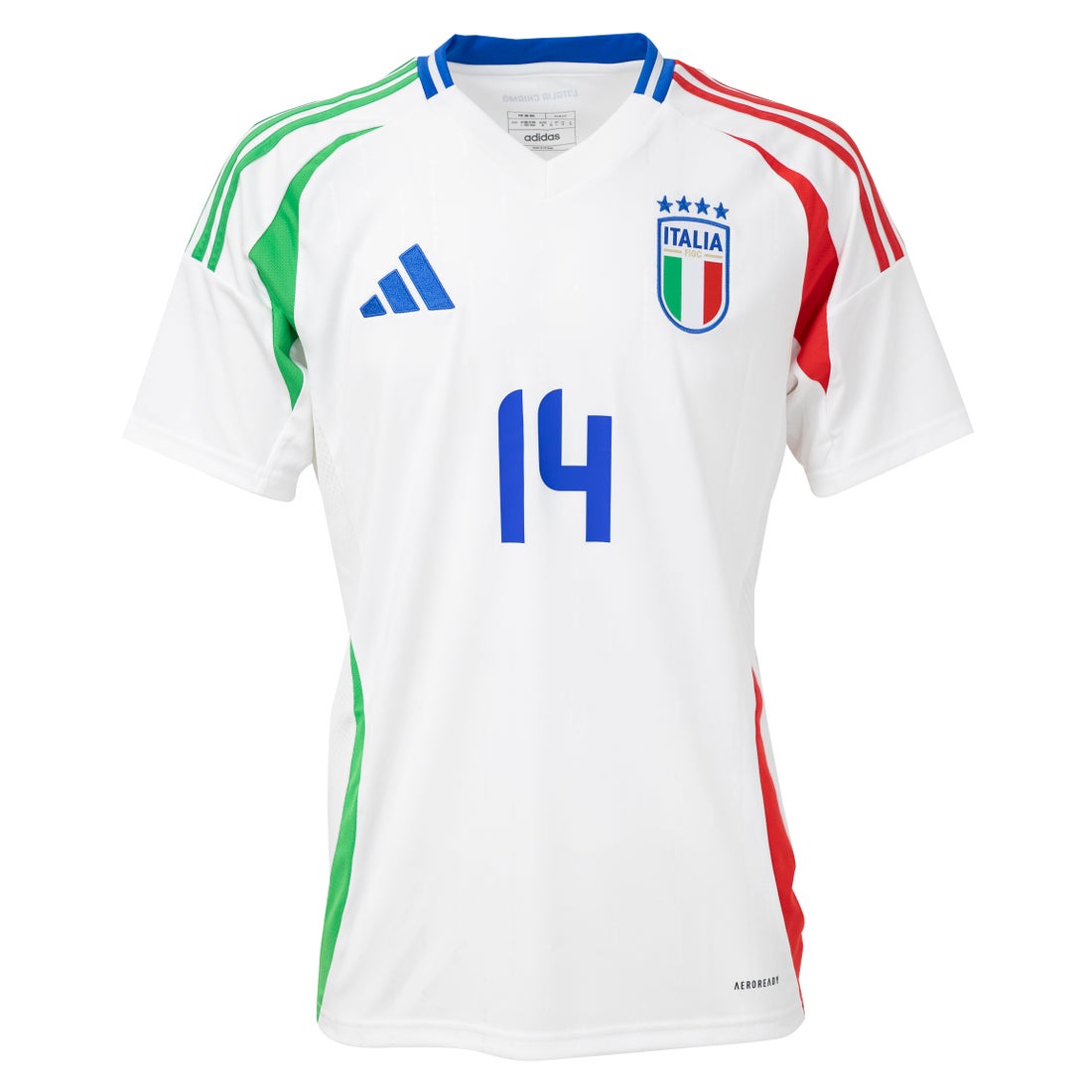 adidas イタリア代表 2024 ユニフォーム アウェイ 半袖 レプリカ #14