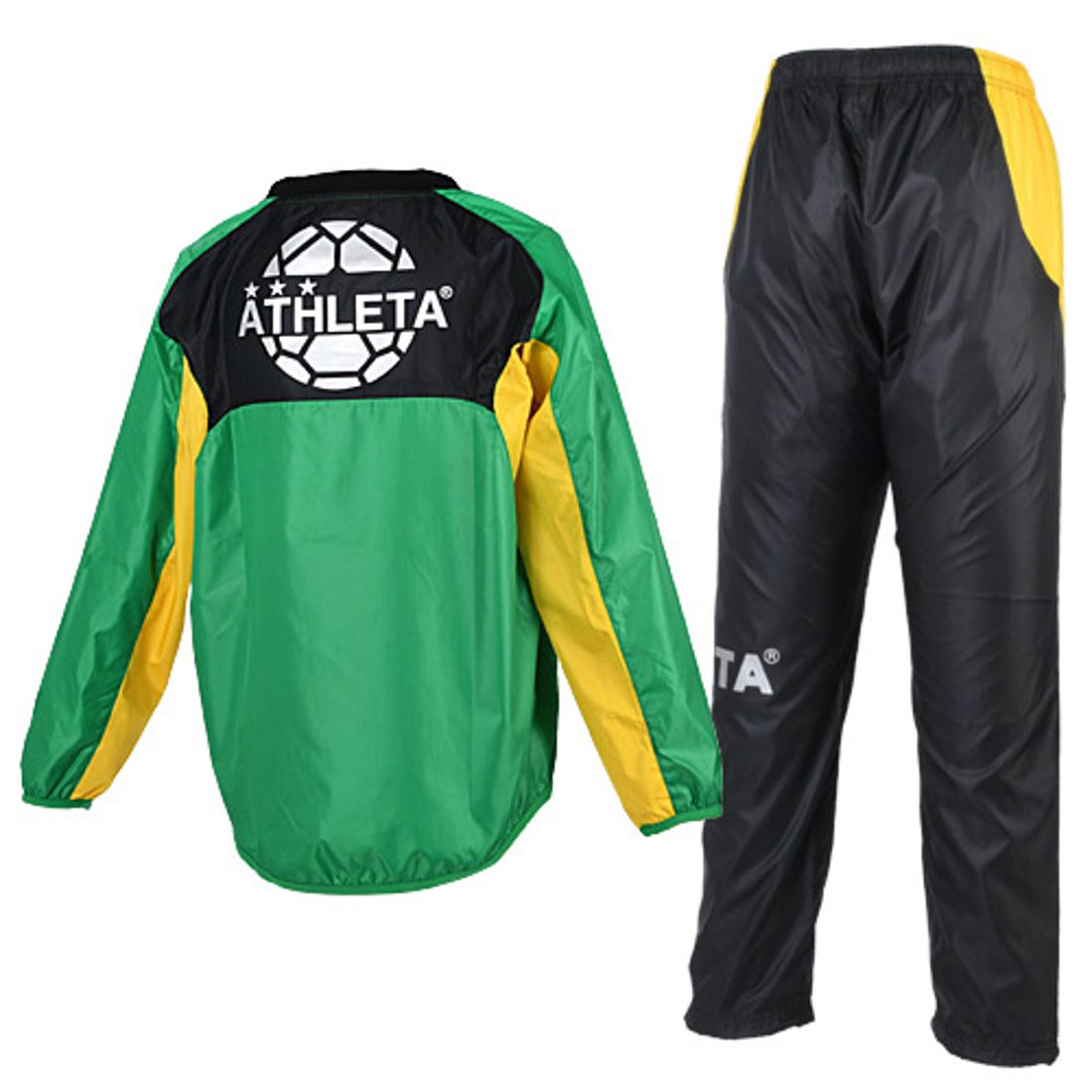ATHLETA アスレタ ピステ 上下セット ジュニア(グリーン×ブラック) FUK