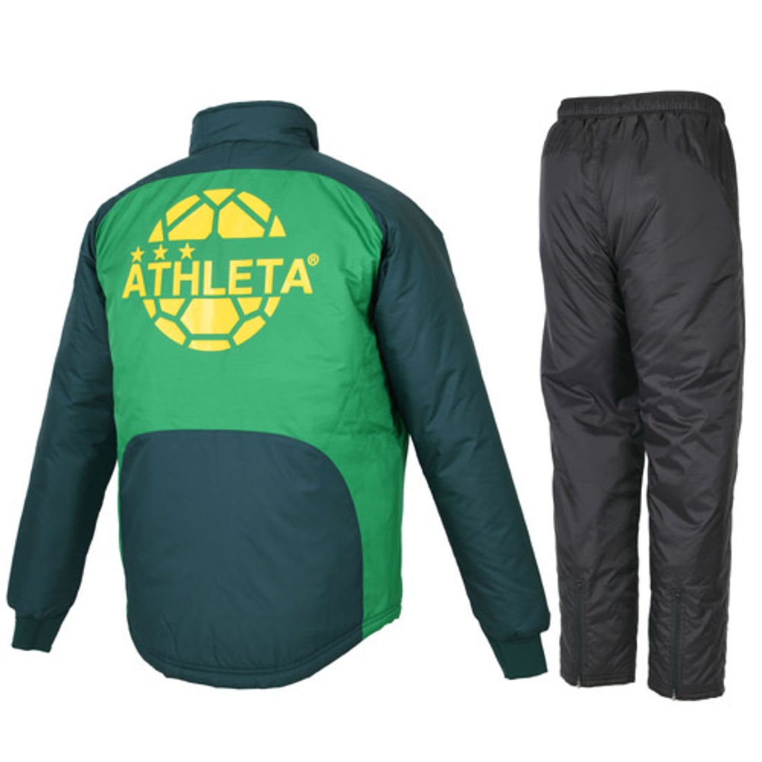 ATHLETA アスレタ 別注 ウォーマースーツ 上下セット(ダークグリーン