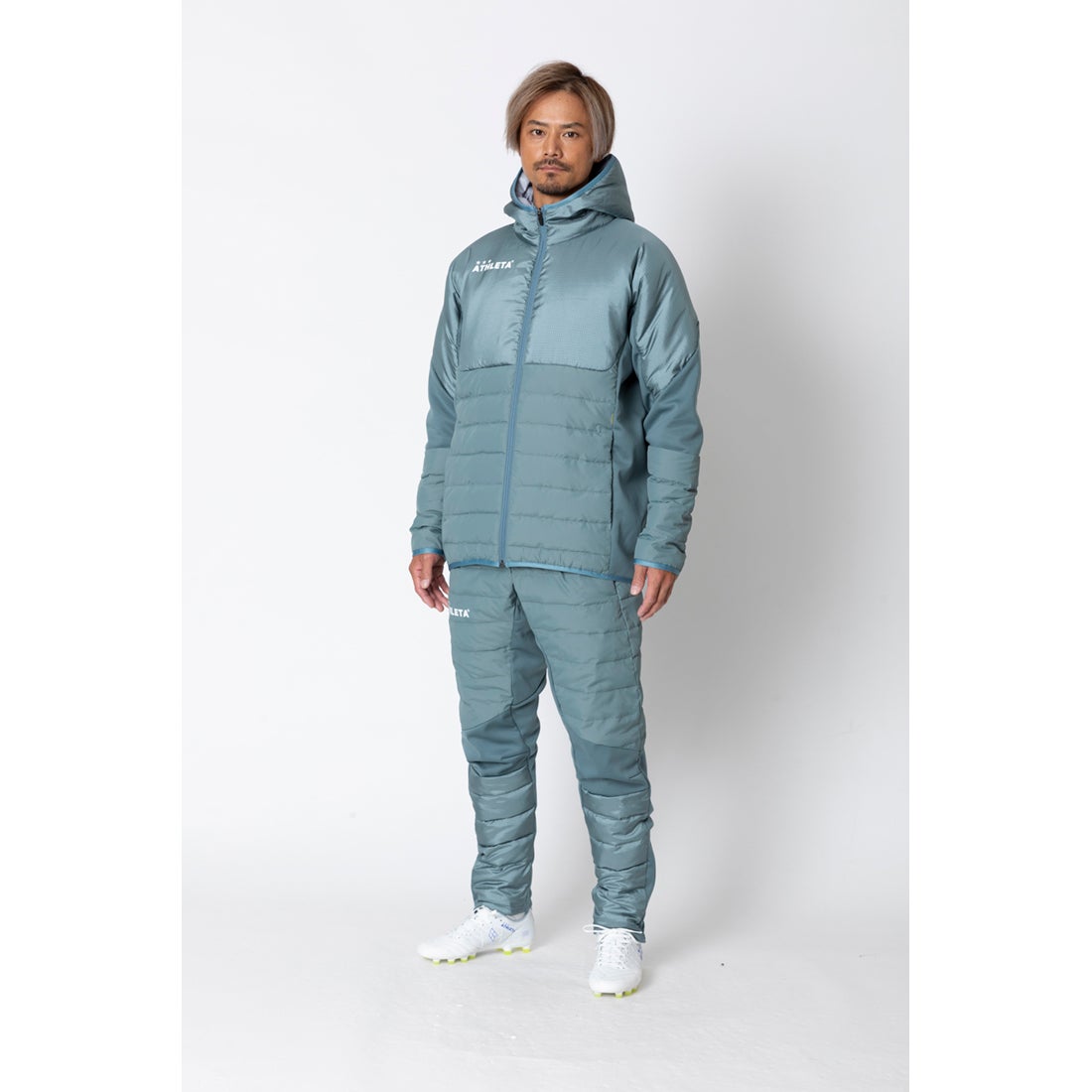 ATHLETA アスレタ 中綿ウォームジャケット(ブルーグレー) 04165N BGR