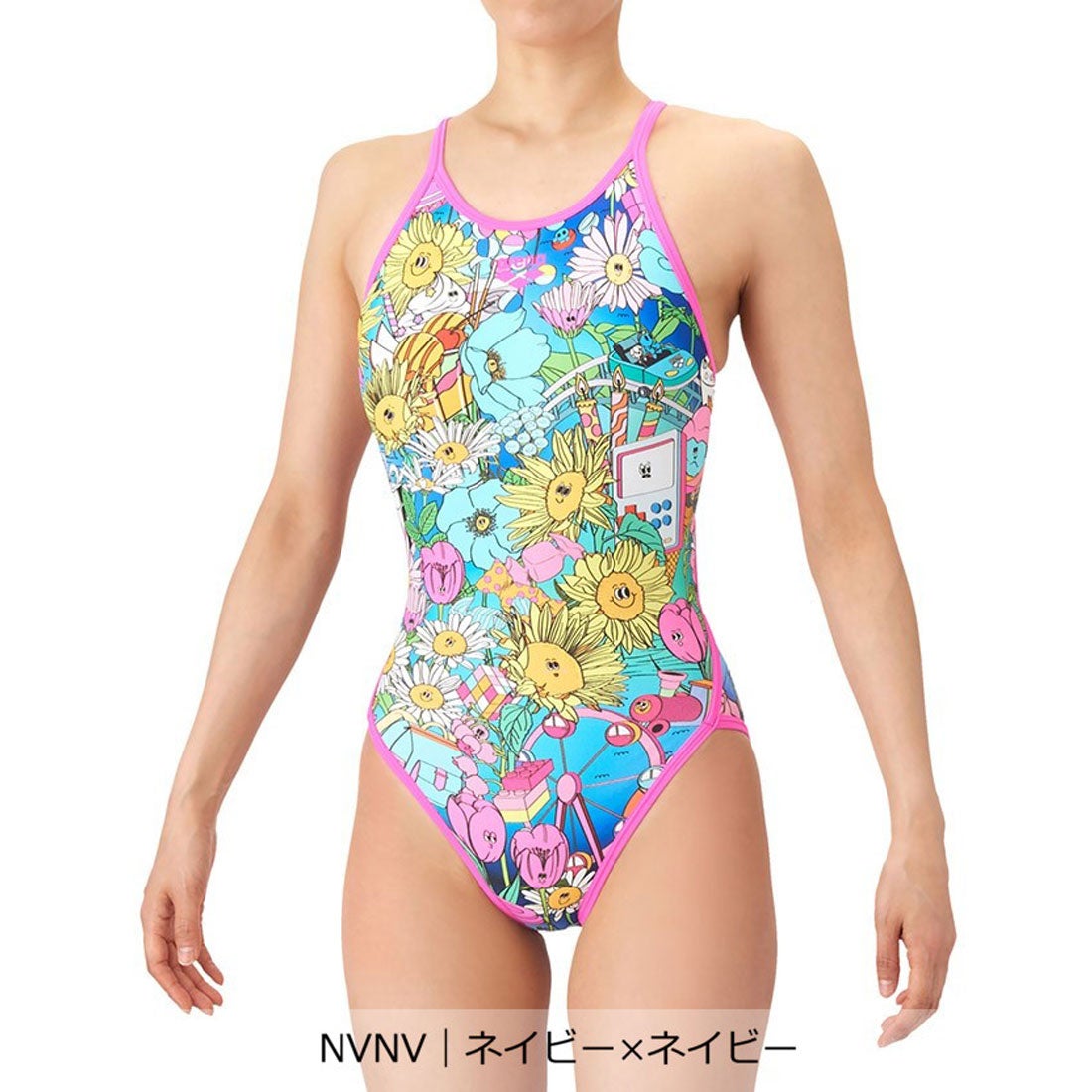 アリーナ arena 【タフスーツ】トレーニングワンピース（オープン