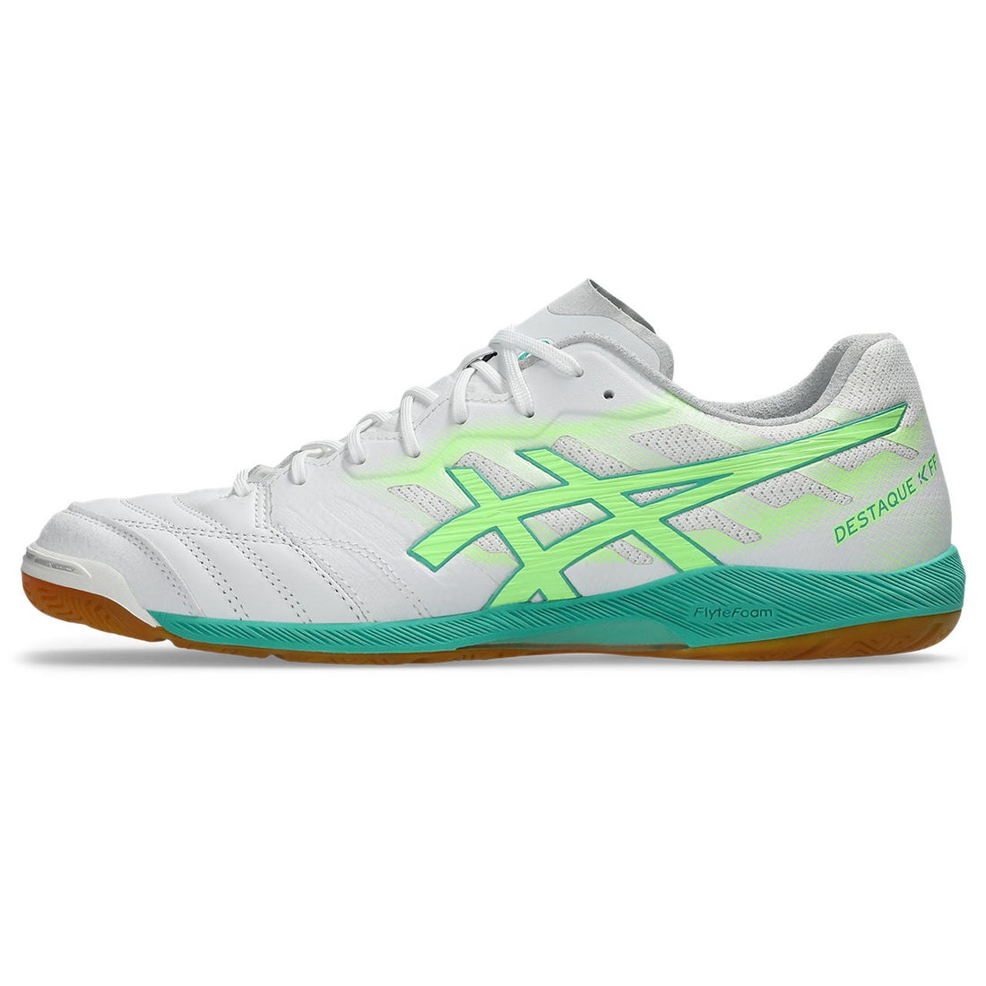 ASICS アシックス デスタッキ K FF(ホワイト×グリーン) 1111A217 102