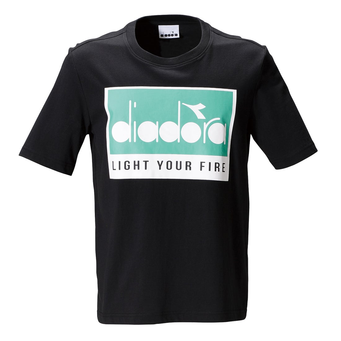 diadora ディアドラ ロゴトップ 半袖(ブラック) DSW0510 99 カジュアル