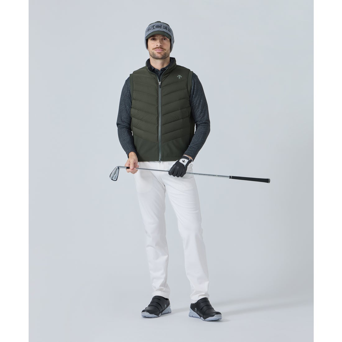 デサントゴルフ DESCENTE ゴルフ 接結ハイブリッドフルジップダウン