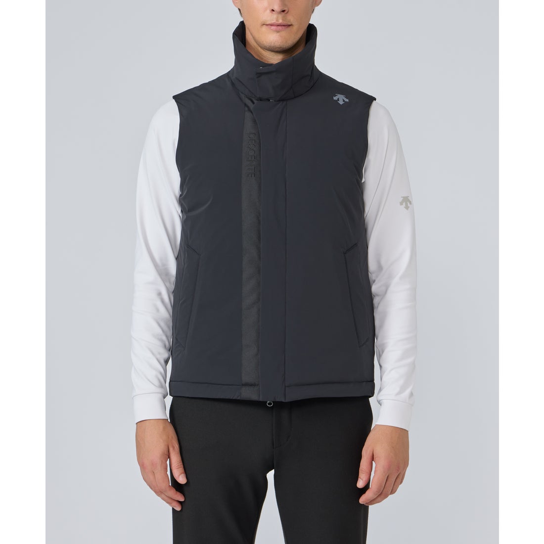デサントゴルフ DESCENTE ゴルフ ステンカラーダウンベスト -デサント