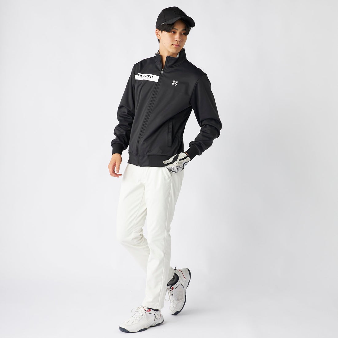 ゴルフ】ボンディングブルゾン / メンズ （BK） -FILA（フィラ）公式