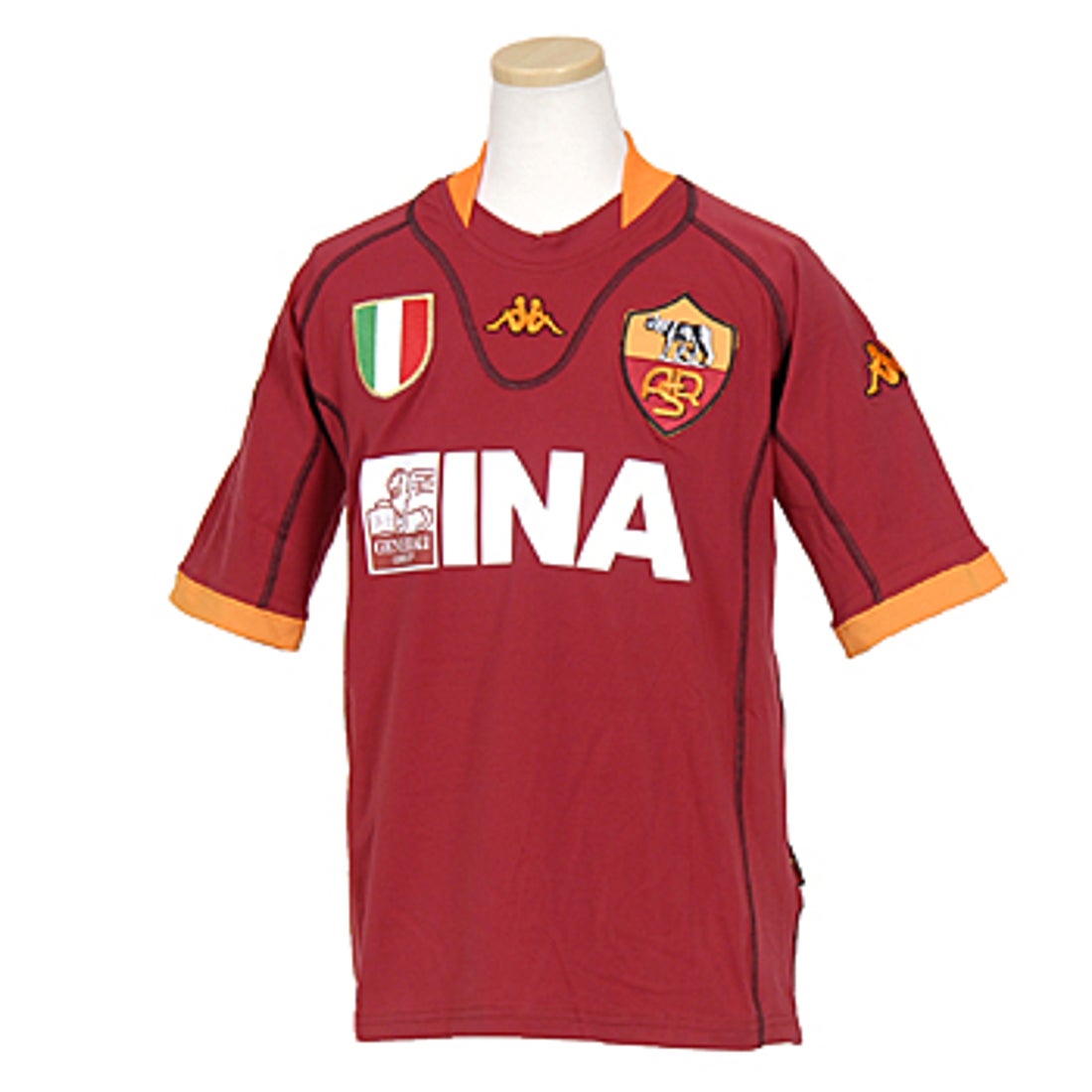 Kappa ASローマ 01/02 ユニフォーム ホーム 半袖 TEAM ITA 3006U90ASR