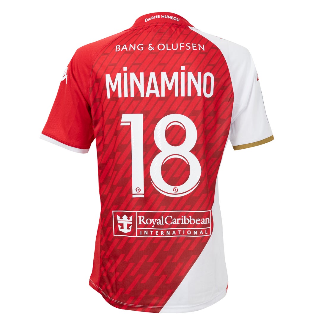 Kappa モナコ 23/24 ユニフォーム ホーム 半袖 レプリカ #18.南野拓実