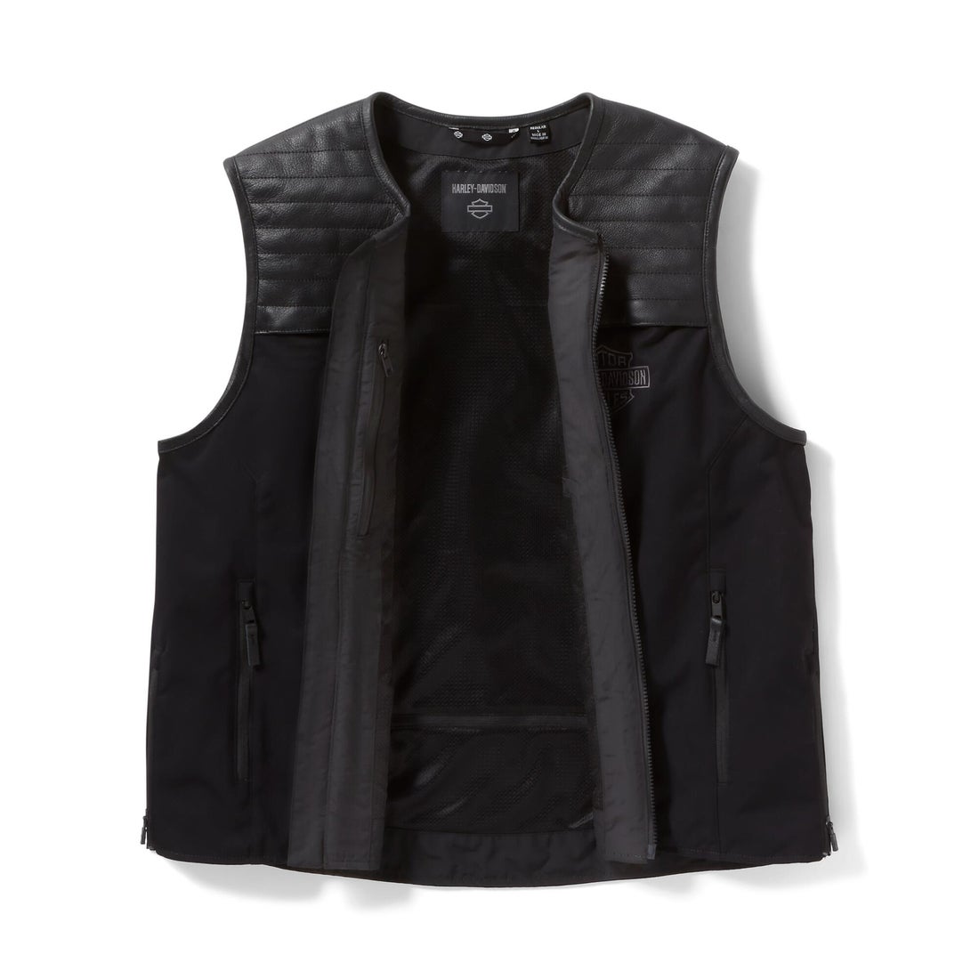 HD ロングホールユーティリティベスト （ブラック） -ハーレー