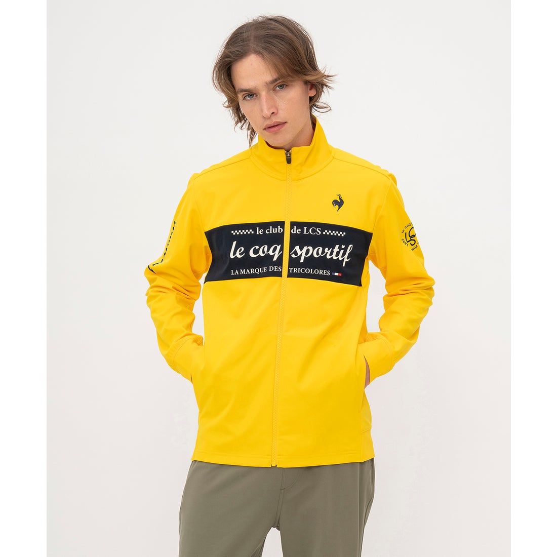 ルコックスポルティフ le coq sportif トラックジャケット -デサント