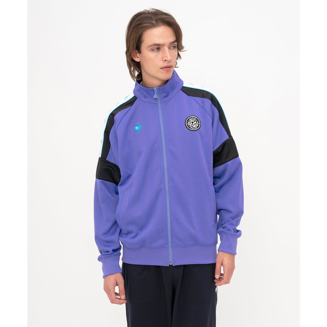 ルコックスポルティフ le coq sportif ストライプジャージジャケット