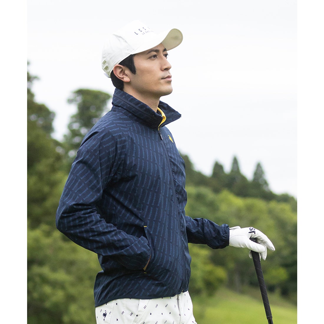 le coq sportif golf フード付きウインドブレーカー -デサントストア