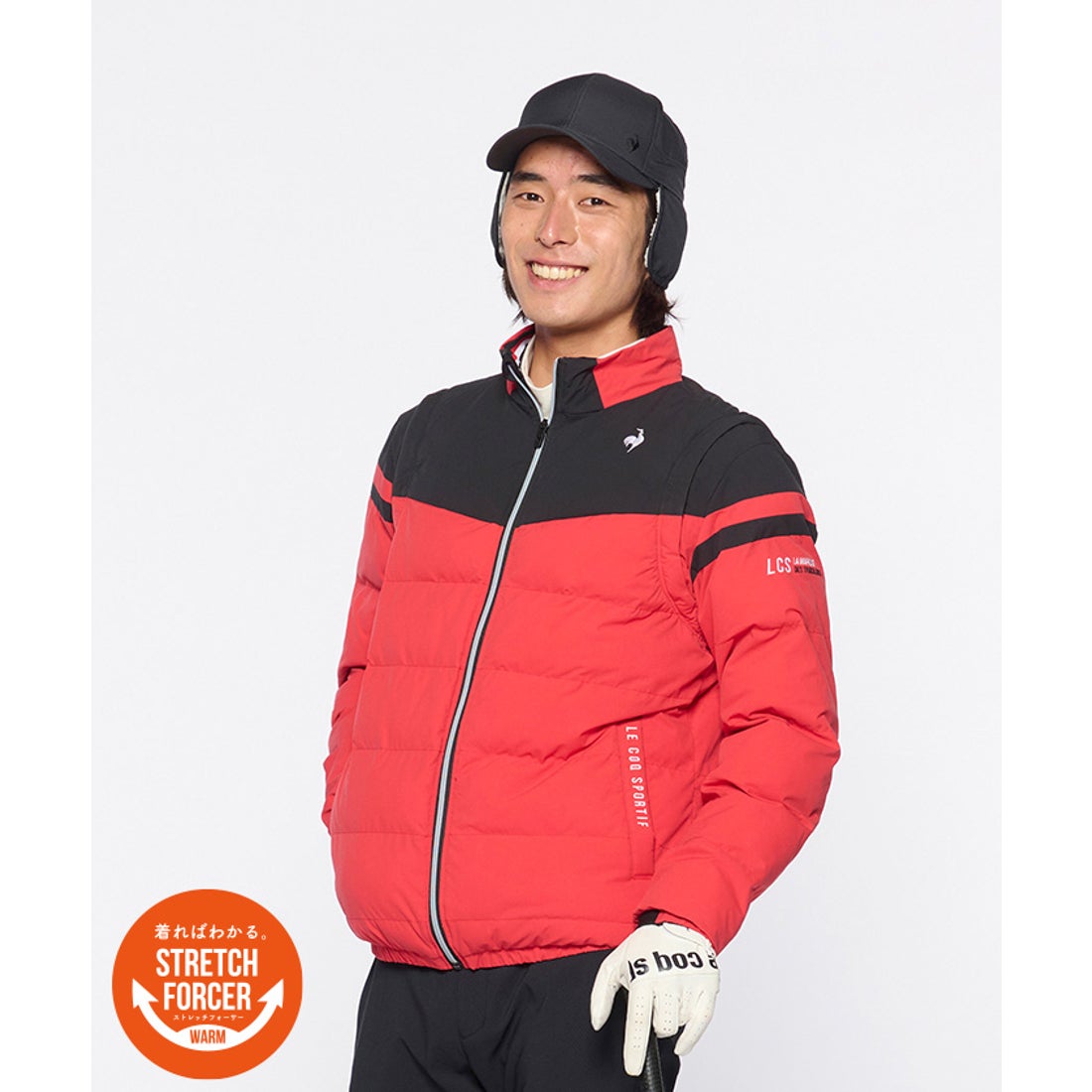 le coq sportif golf 【ストレッチフォーサー】中わたヒートナビ2WAY