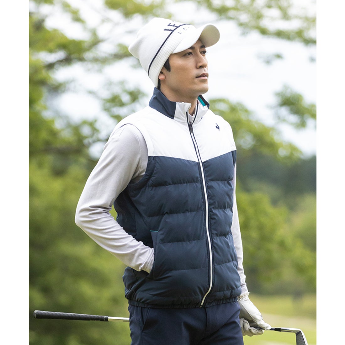 le coq sportif golf 【ストレッチフォーサー】中わたヒートナビ2WAY
