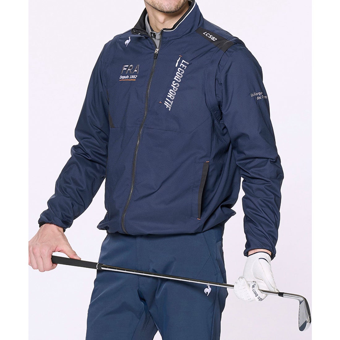 le coq sportif golf 【ストレッチフォーサー】2WAYブルゾン -デサント