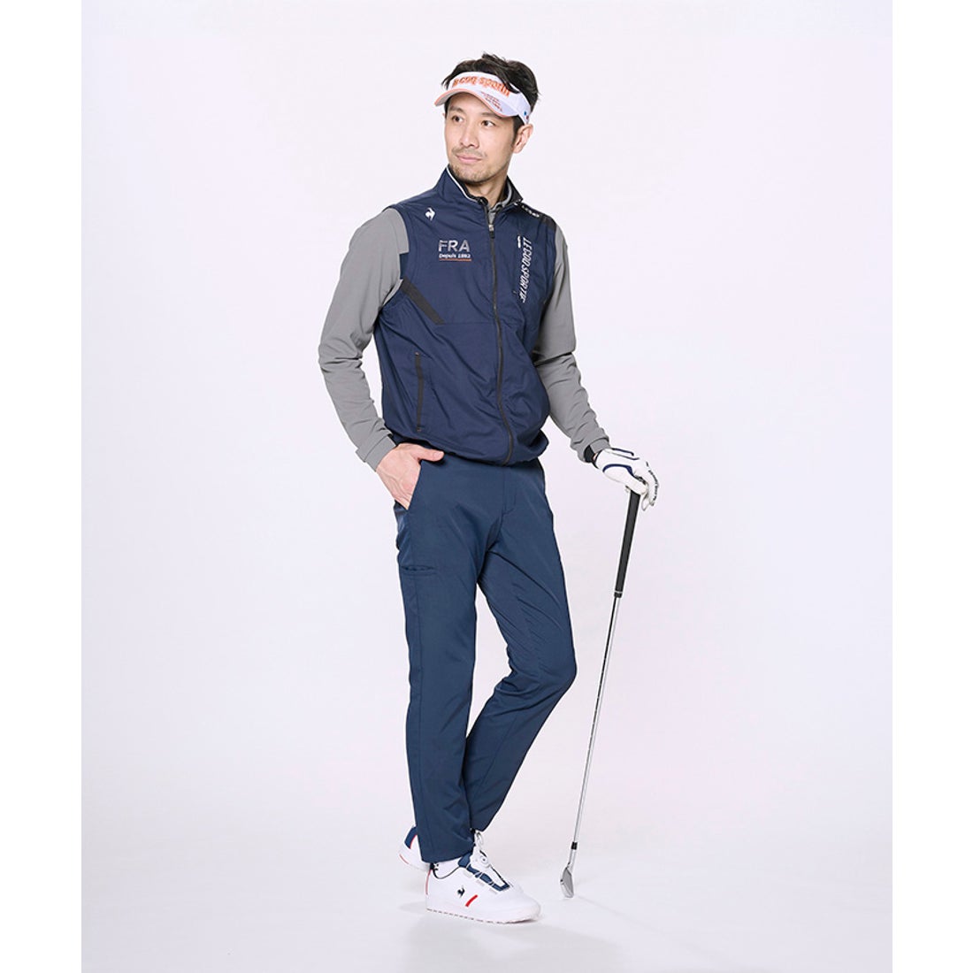 le coq sportif golf 【ストレッチフォーサー】2WAYブルゾン -デサント