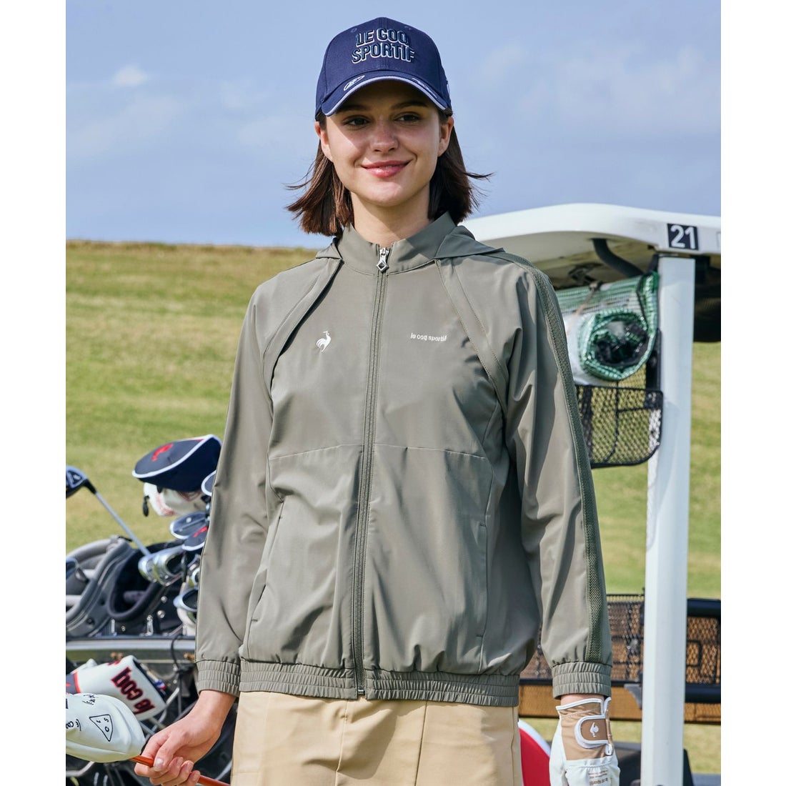 ルコックスポルティフ ゴルフ le coq sportif golf 【袖取り外し可能