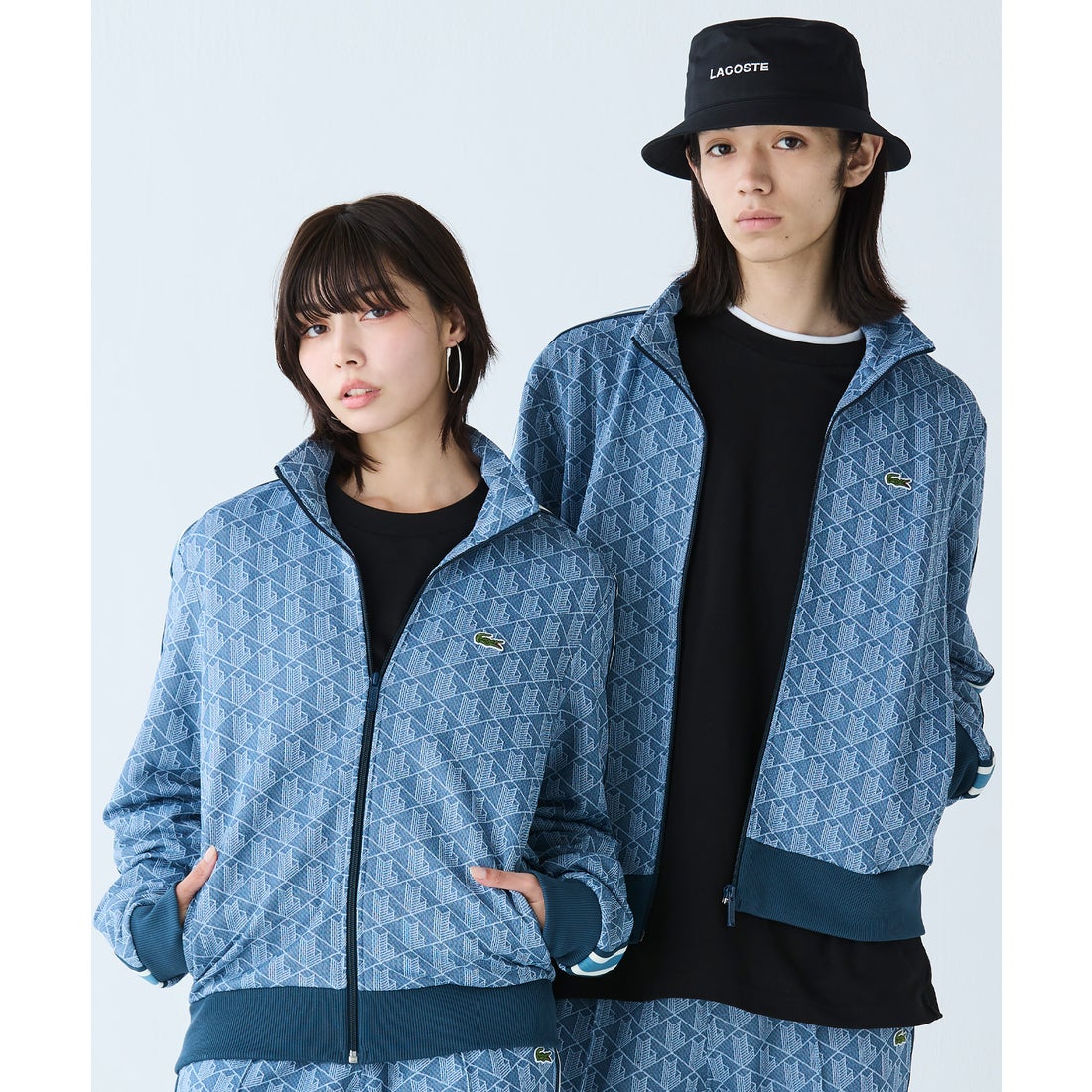 ラコステ LACOSTE モノグラムジャカードトラックジャケット