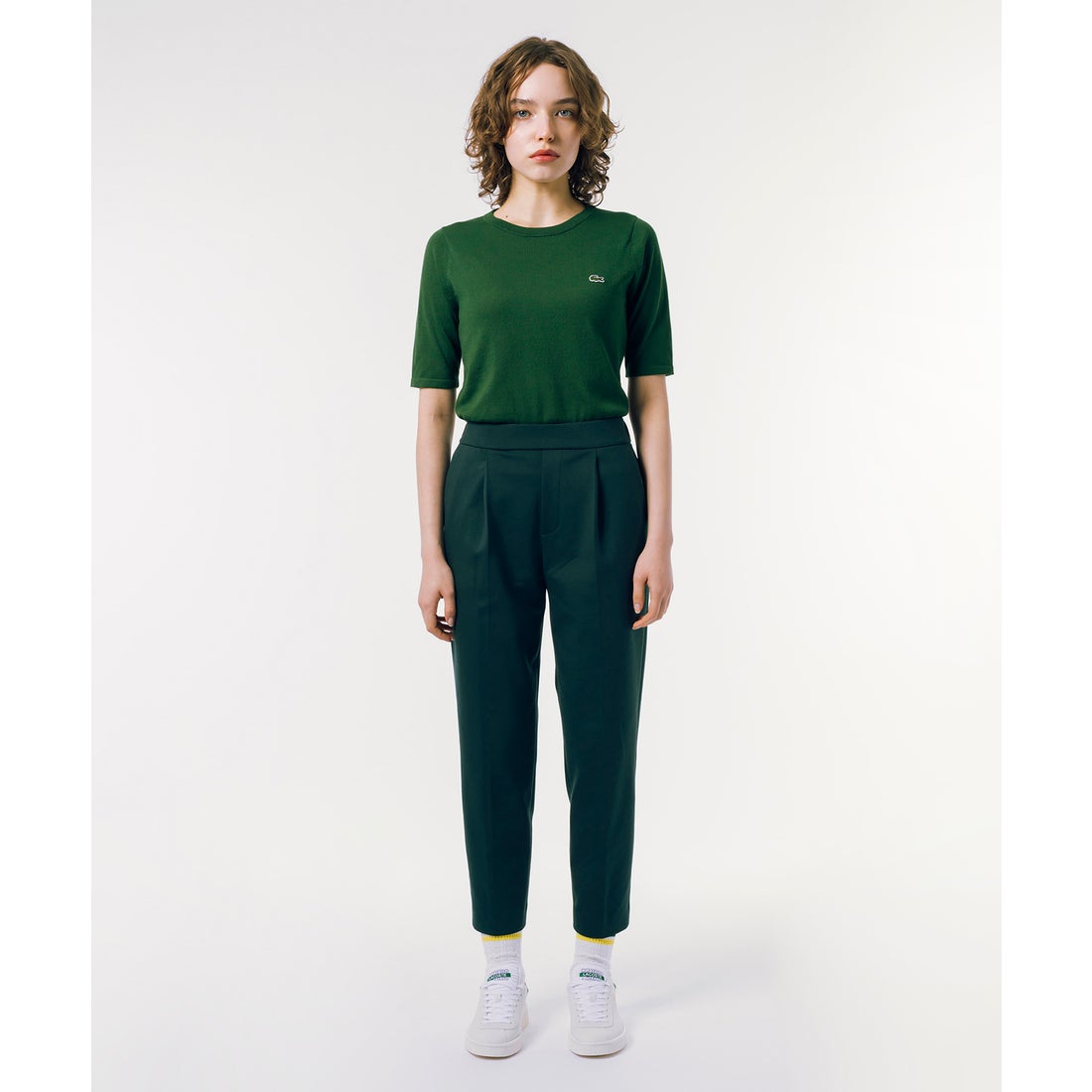 ラコステ LACOSTE COOL MAXスリムフィットレギンスパンツ （ブラック