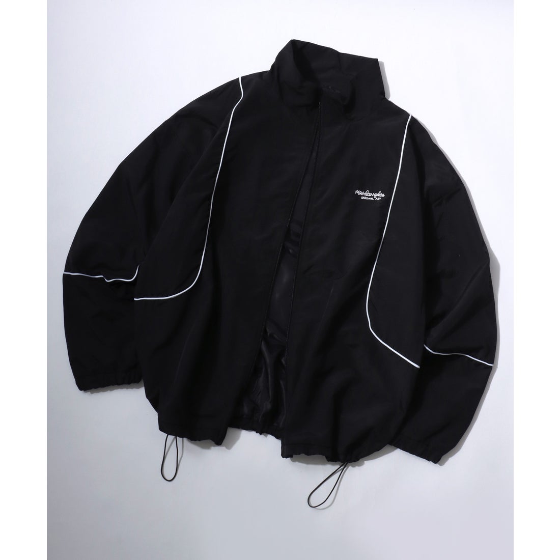 Mark Gonzales オーバーサイズ パイピング ナイロンジャケット