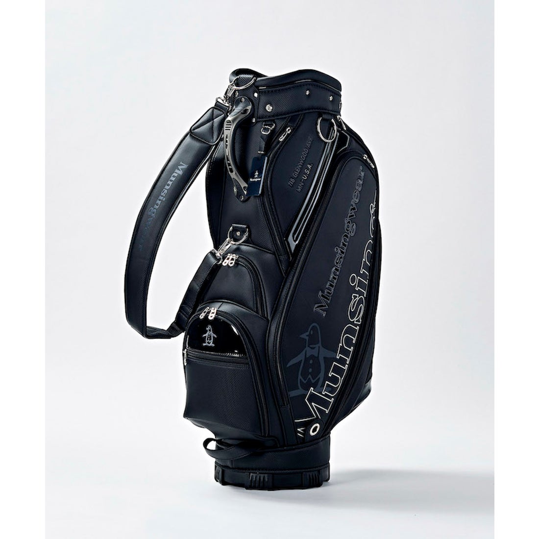 MUNSINGWEAR スポーティデザインキャディバッグ(3.7kg/9.5型/6分割/47