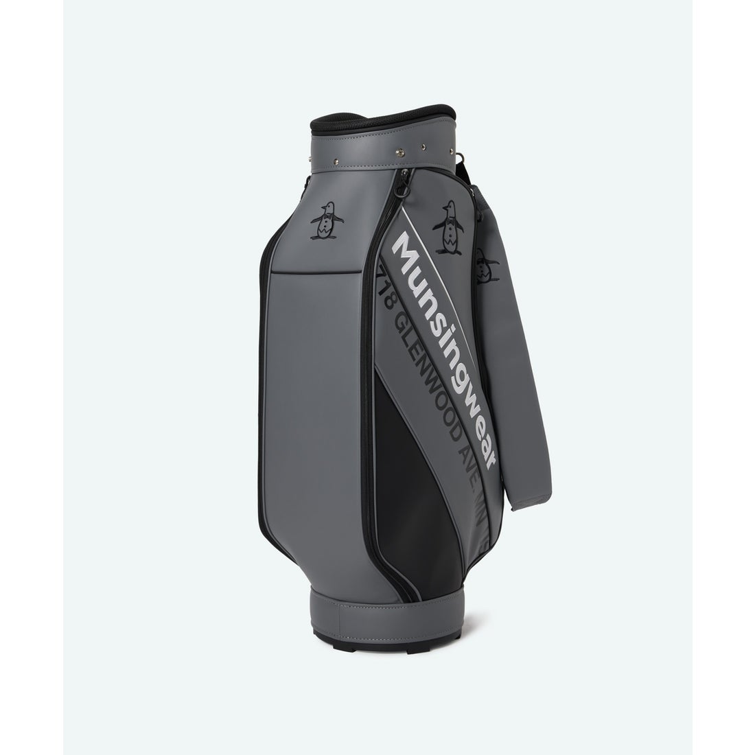 マンシングウェア MUNSINGWEAR キャディバッグ （ブラック×カーキ