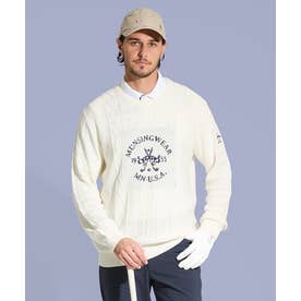 MUNSINGWEAR グラフィックインターシャセーター -デサントストア