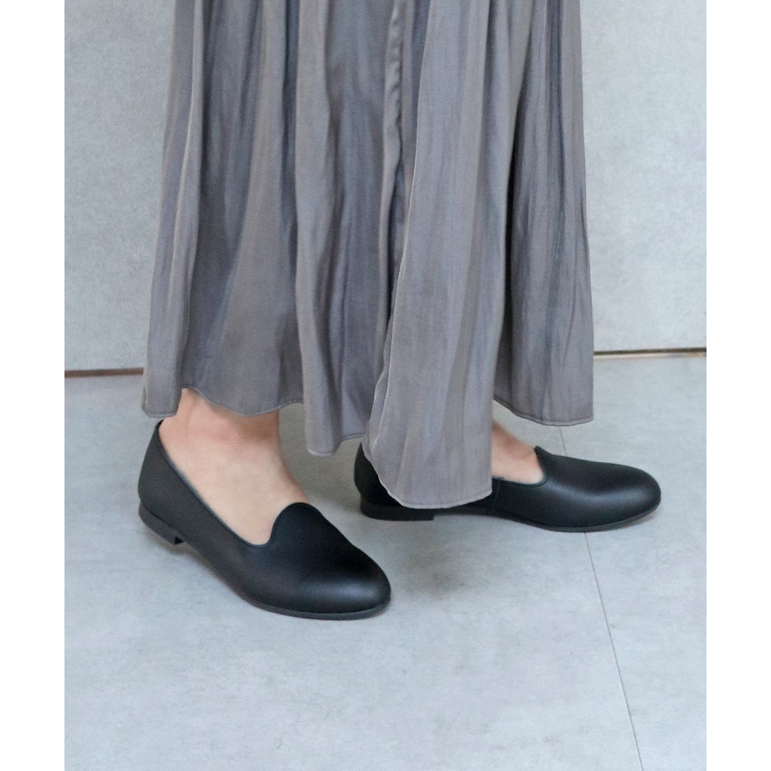 モード カオリ MODE KAORI 【本革】 オペラシューズ 7119 （ブラック