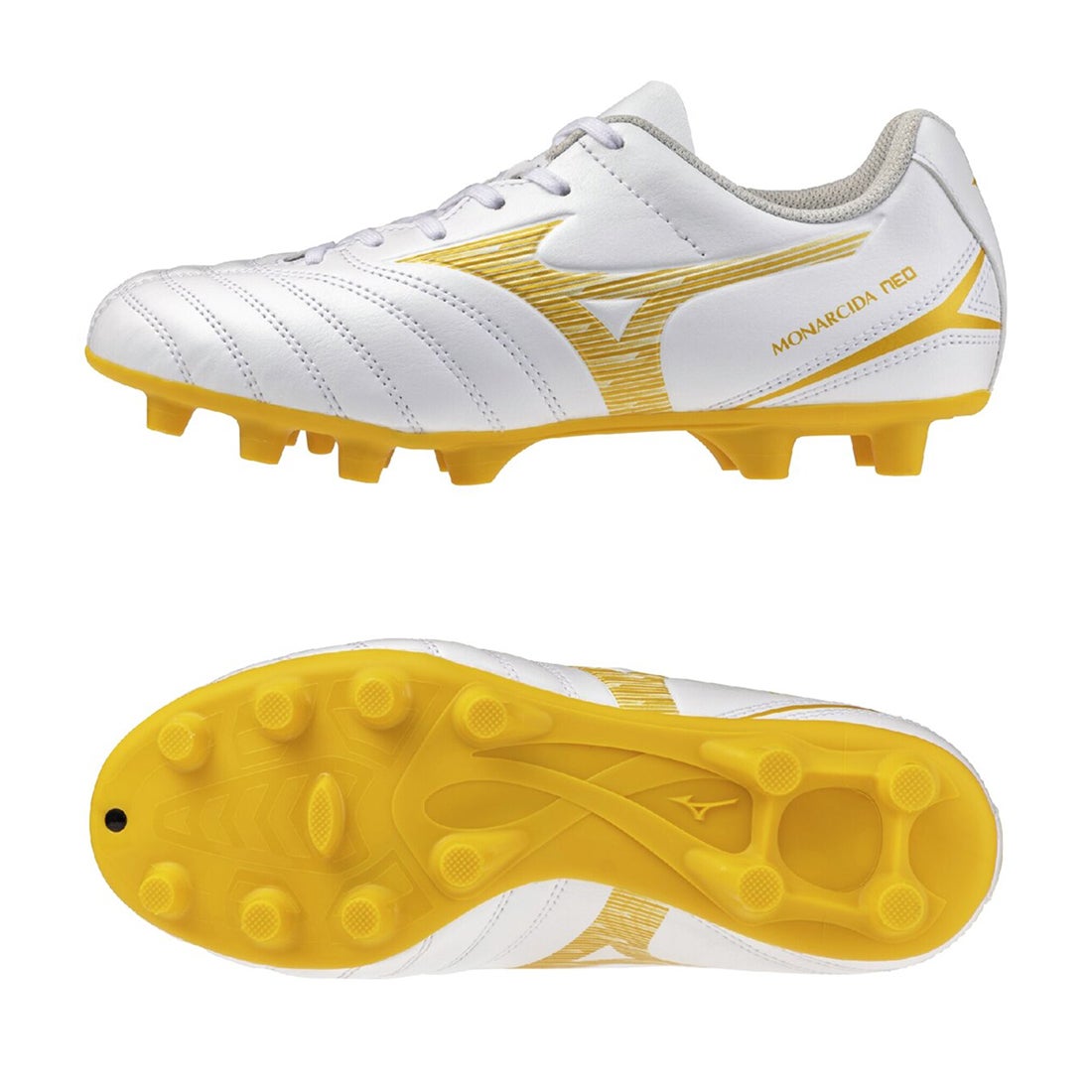 MIZUNO ミズノ モナルシーダ NEO 3 SELECT ジュニア(ホワイト×ゴールド