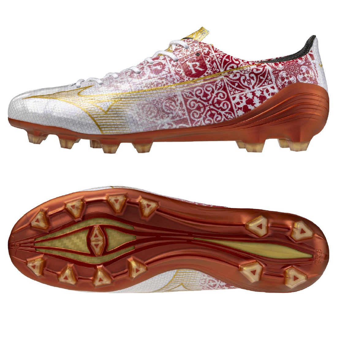 MIZUNO ミズノ ミズノアルファ SR4 JAPAN(ホワイト×レッド×ゴールド