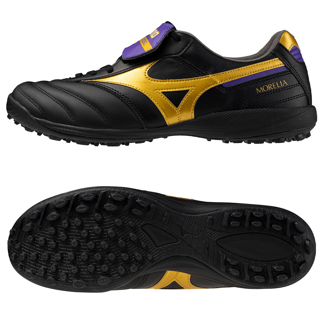 MIZUNO ミズノ モレリア サラ ELITE TF(ブラック×パープル×ゴールド