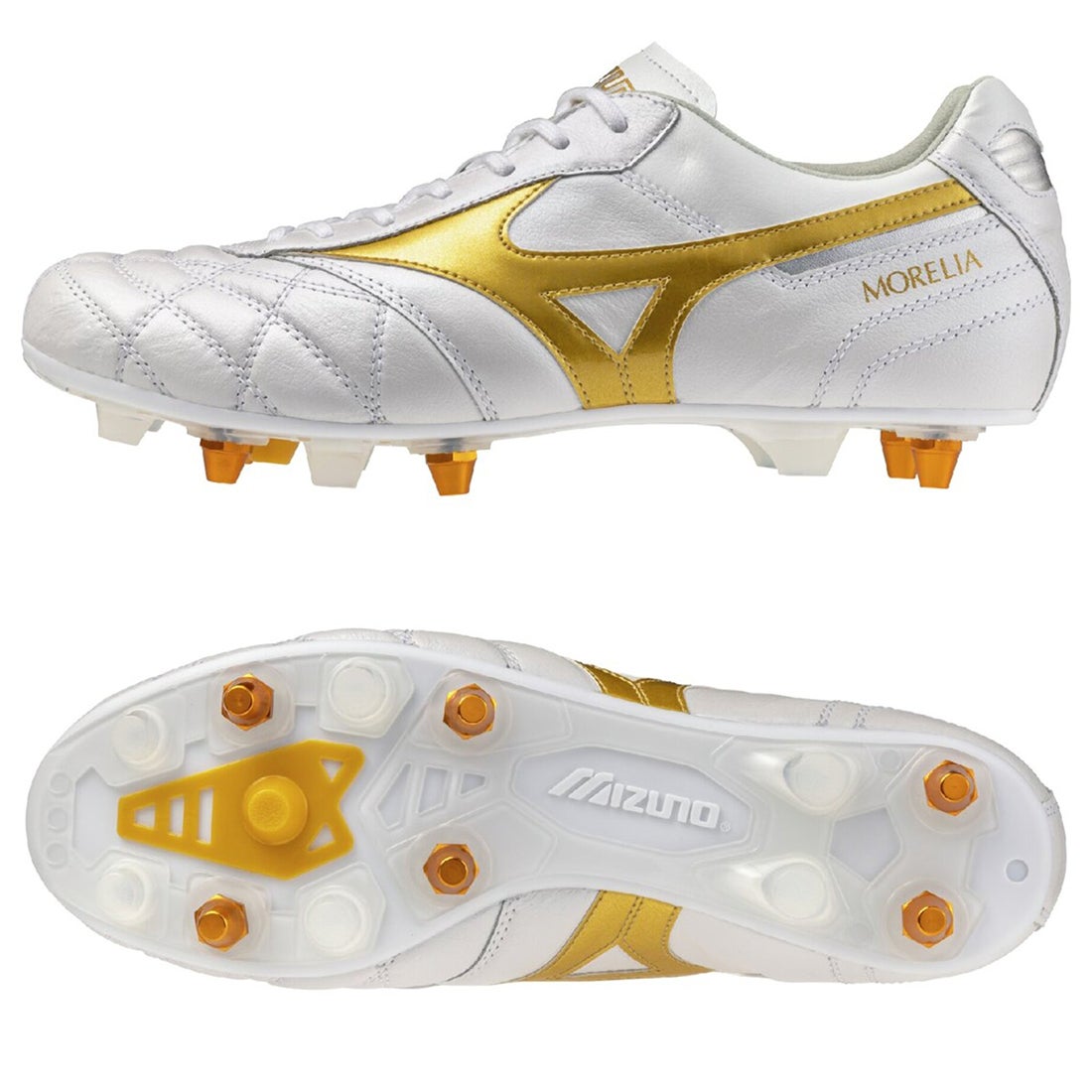 MIZUNO ミズノ モレリア 2 JAPAN MIX(ホワイト×ゴールド) P1GC260250