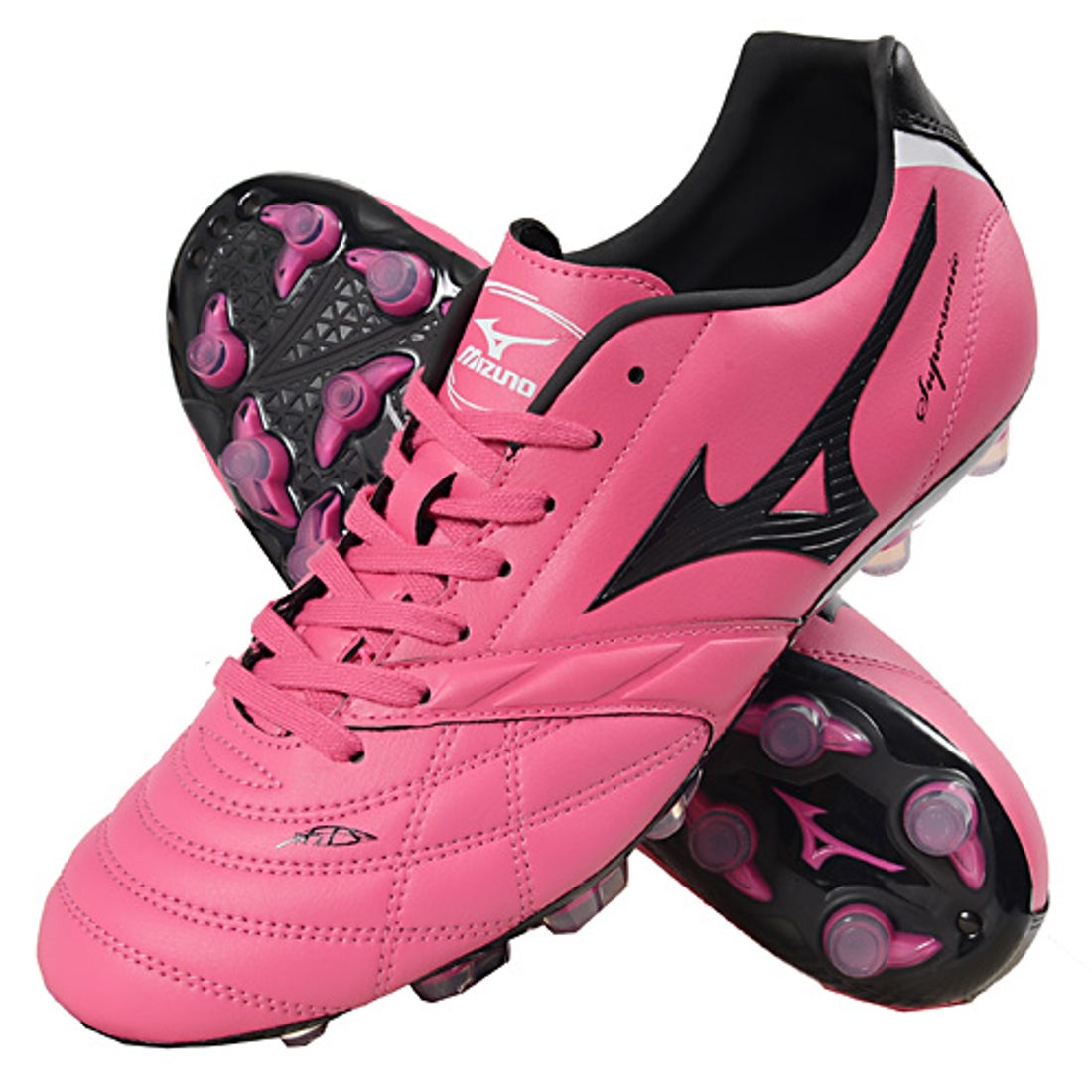 MIZUNO ミズノ スーパーソニック ウエーブ 3 ワイド(ピンク×ブラック