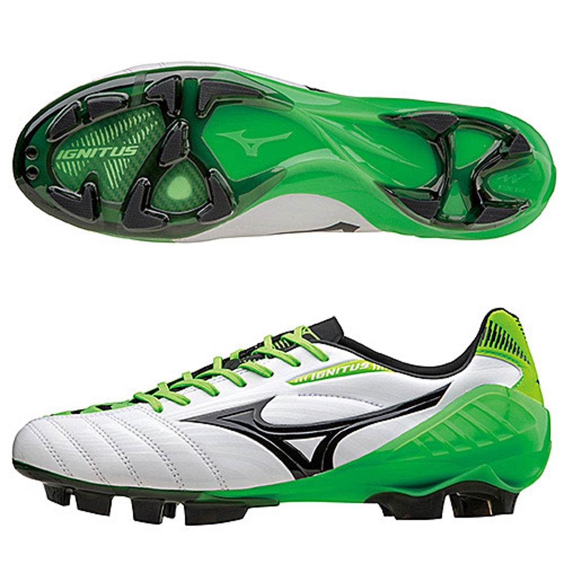 MIZUNO ミズノ ウェーブ イグニタス 3 MD(ホワイト×グリーン