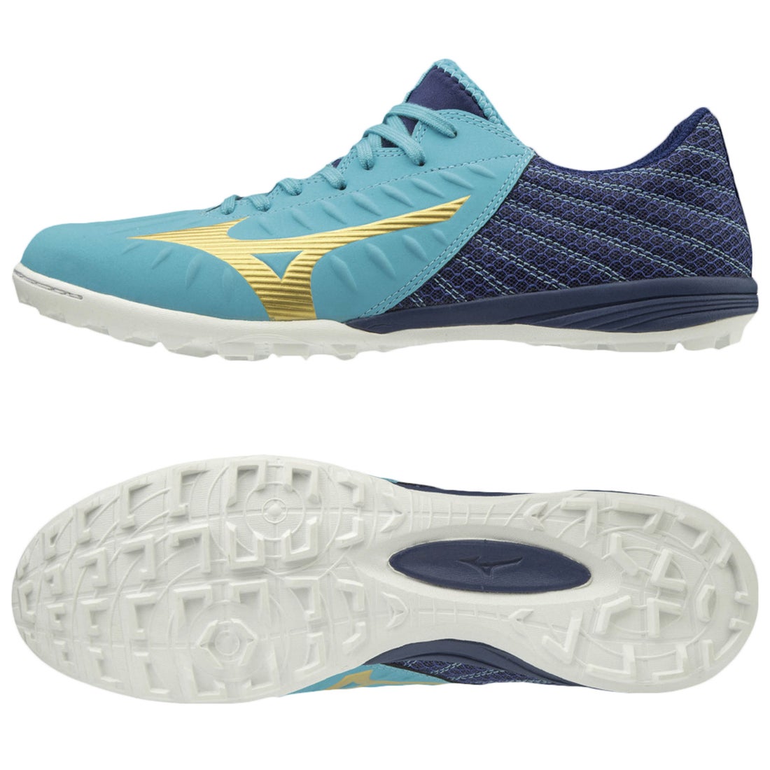 MIZUNO ミズノ レビュラ SALA PRO TF(サックス×ゴールド) Q1GB192150