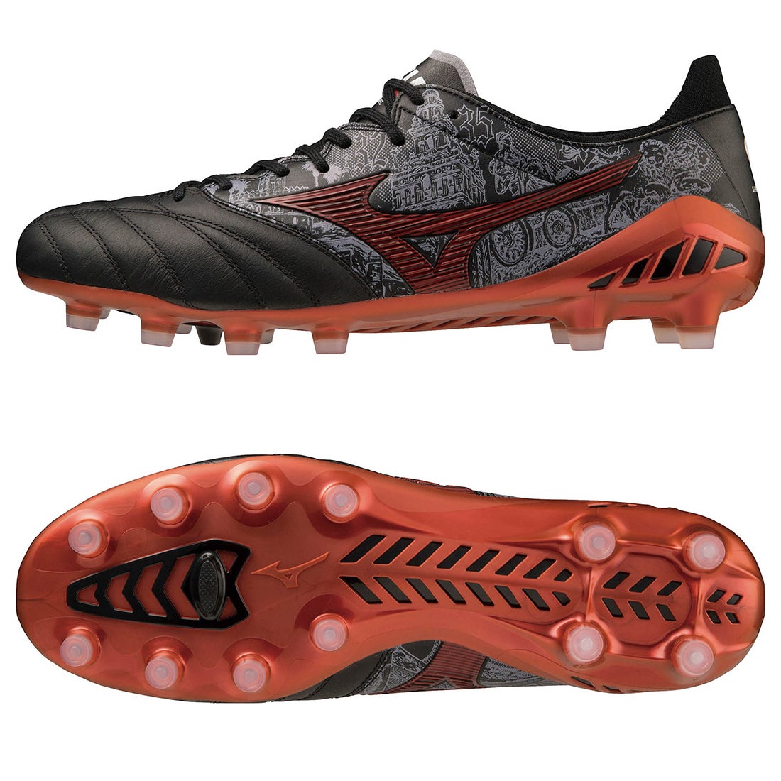 MIZUNO ミズノ モレリアNEO 3 SR4 JAPAN(ブラック×レッド) P1GA239704